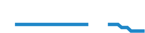 White Dakotaland Business logo with blue line