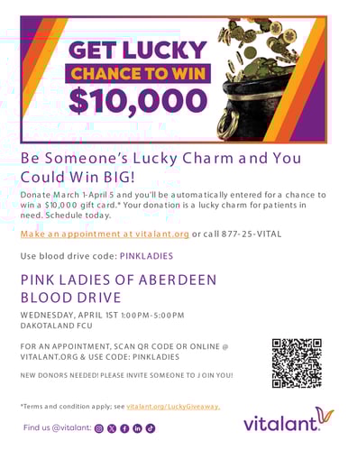 Pink Ladies of Aberdeen Blood Drive