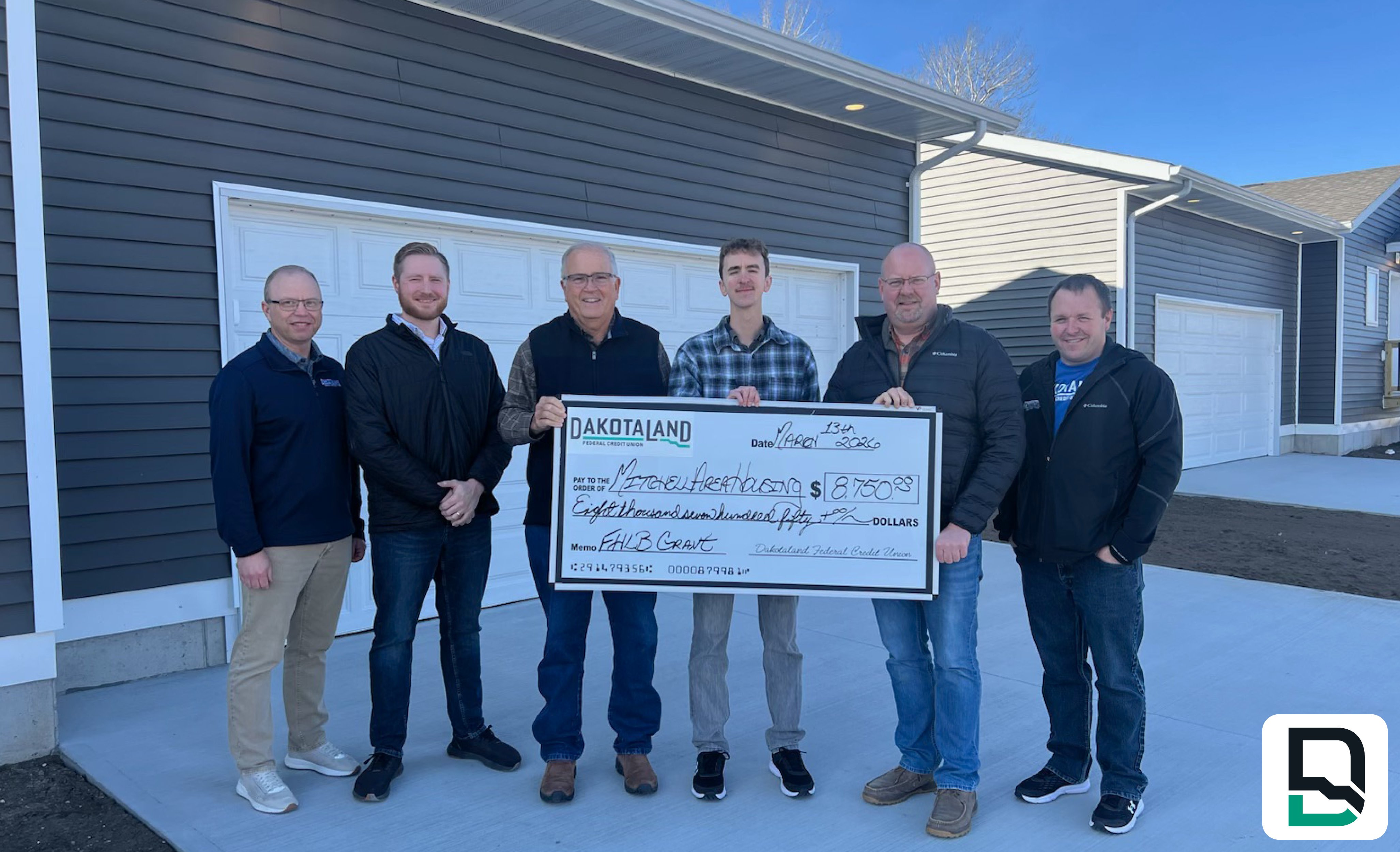 Mitchell Area Housing Inc. Receives $8,750 Grant